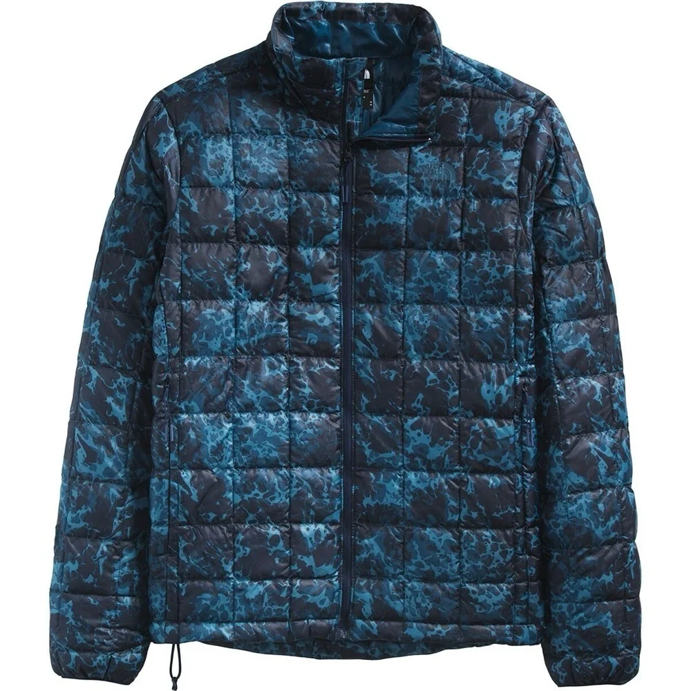 The North Face Eco Packable Slim Fit Thermoball Jacket Blue Camo Print Men’s M